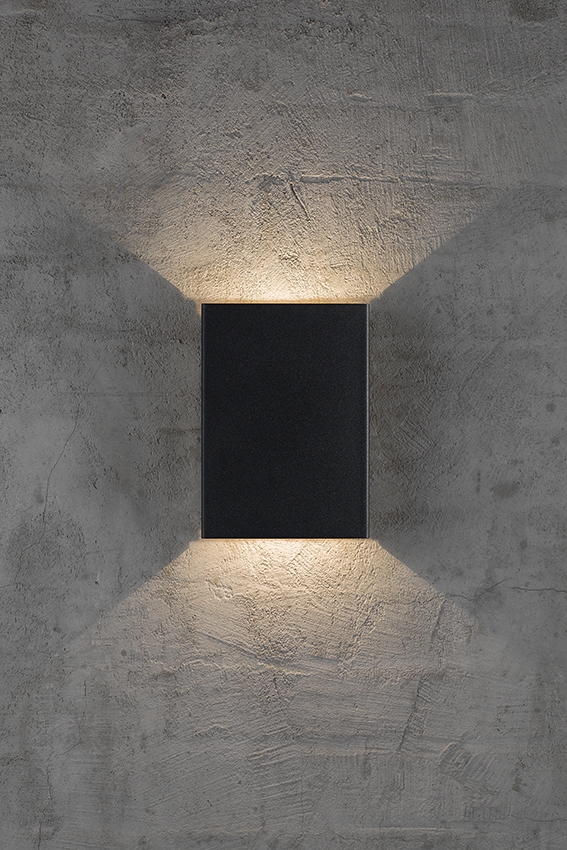 Fold 15 Außenwandleuchte LED, schwarz